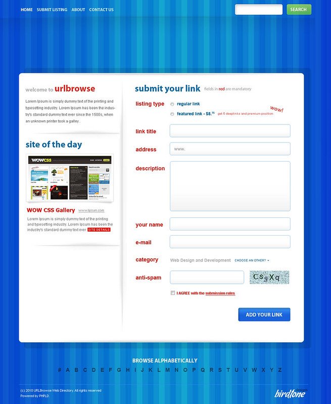 URLBrowse Submit